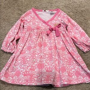 Marc Ecko Pink Patterned Kids Casual Dress